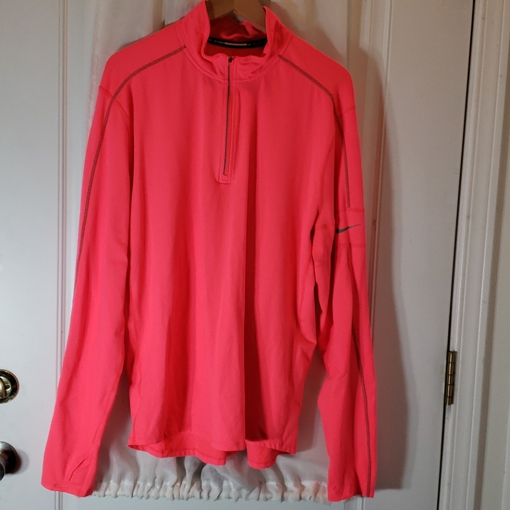 Men's Nike Dri-Fit quarter Zip.